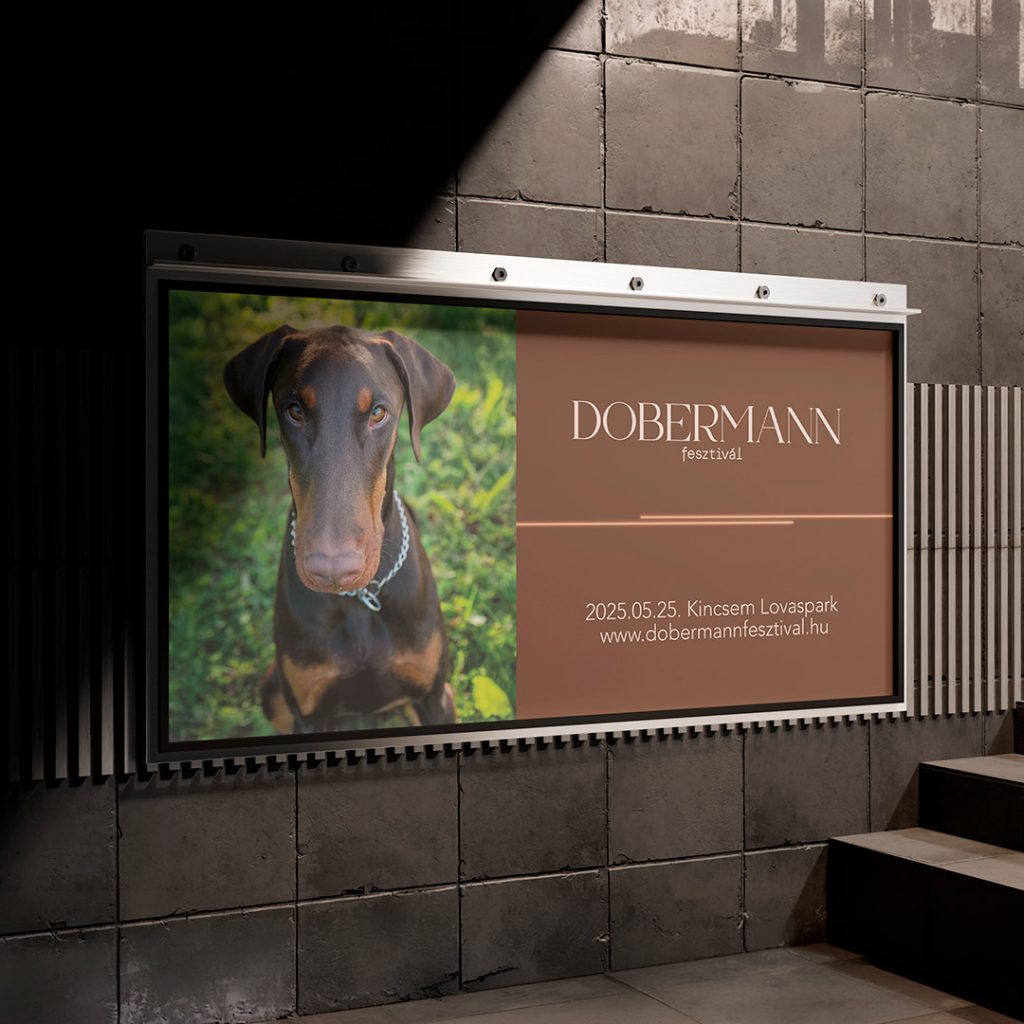 Dobermann Fesztivál plakát terve